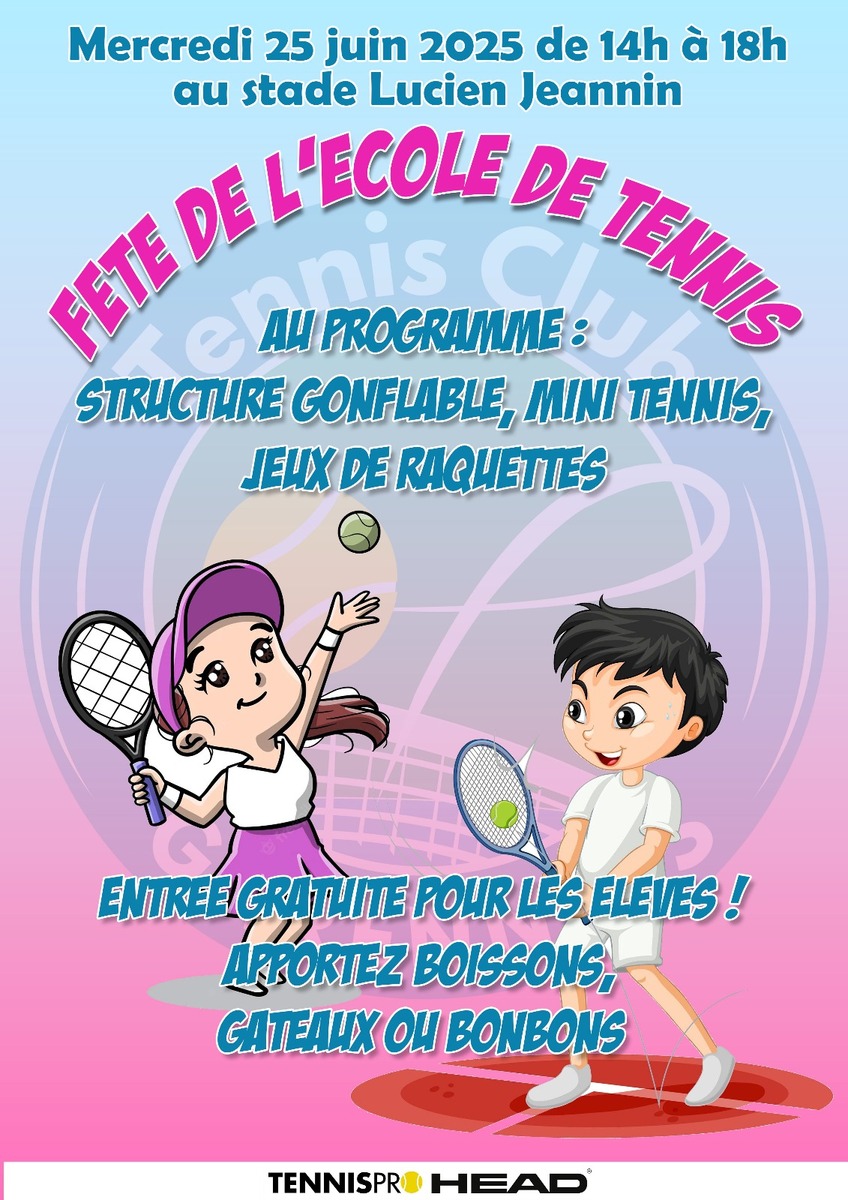 Fêtes de l'école de tennis