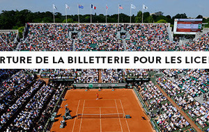 Ouverture de la billetterie Roland Garros