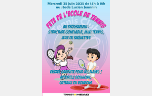 Fêtes de l'école de tennis