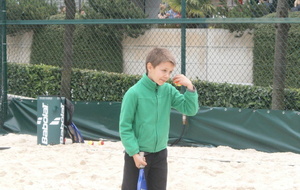 Antoine au Beach tennis