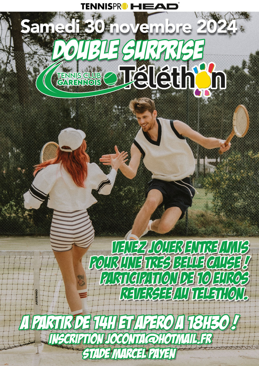 Double surprise en faveur du Téléthon